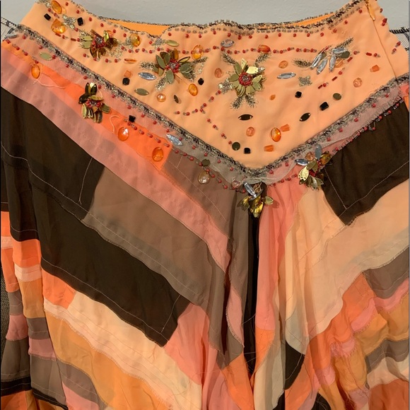 Cache colorblock frayed skirt - Picture 4 of 7